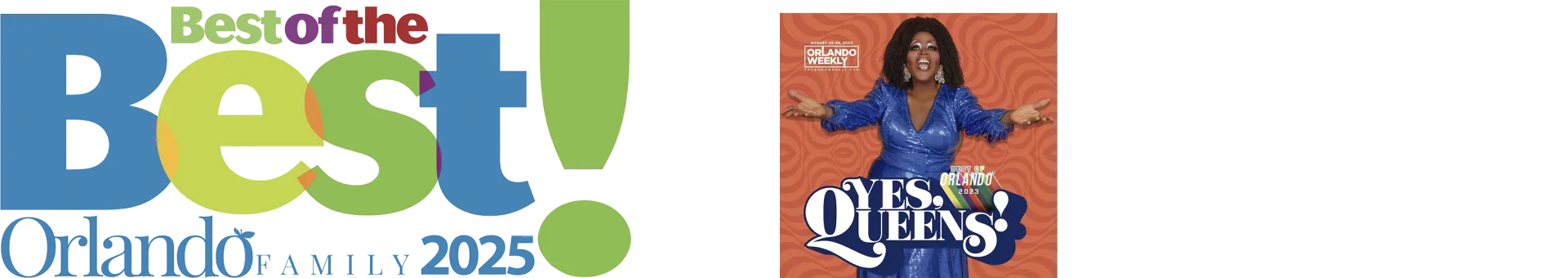 Best of the Best Orlando Family 2025 and Best of Orlando 2023 Readers' Choice